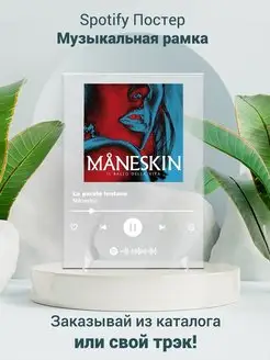 Спотифай постер Maneskin Le parole lontane карточки