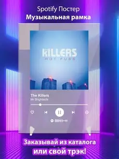 Постер The Killers карточки. Плакат The Killers картина