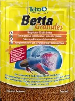 Корм для рыб петушков в гранулах Betta Granules