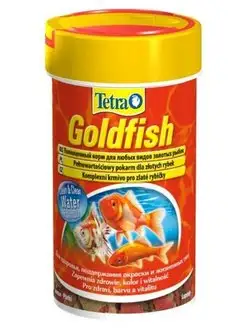 Корм хлопья для золотых рыбок Goldfish, 100мл