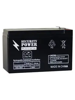 Аккумуляторная батарея SecurityPower SPL 12-7,2 F2 12V 7.2Ah