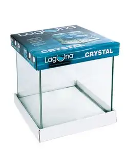 Аквариум для рыбок "Crystal", 15л, серебро, 250*250*250мм