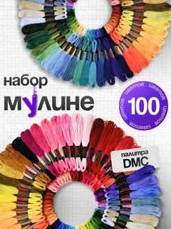 Нитки мулине набор 100