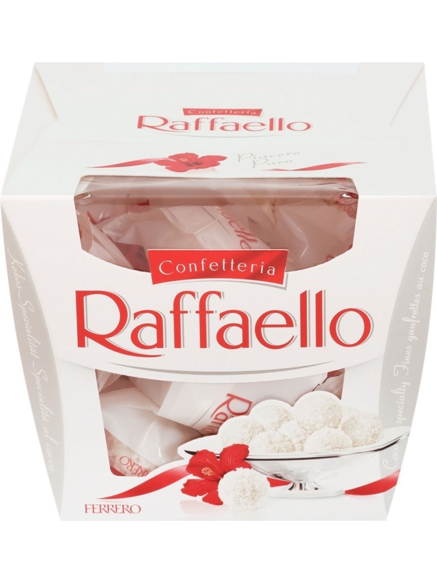 Raffaello с цельным миндальным орехом в кокосовой обсыпке, 240г