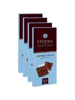 Шоколад мол. O'Zera Extra milk 4 по 90 г