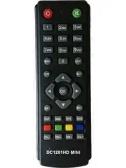 Пульт DC1201HD DVB-T2 для эфирных ресиверов D-COLOR