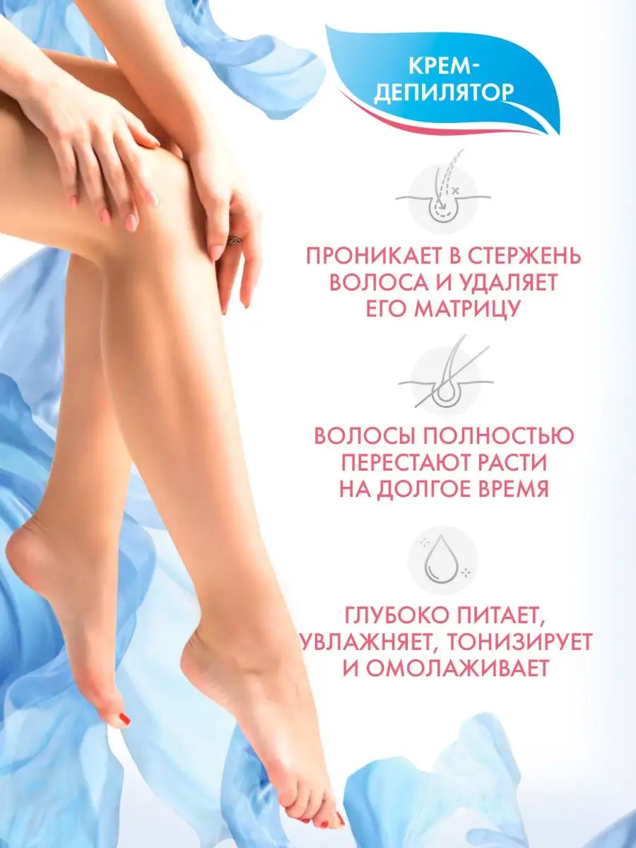 Fito cosmetic Крем-депилятор для ног, рук, области бикини и подмышек 100мл