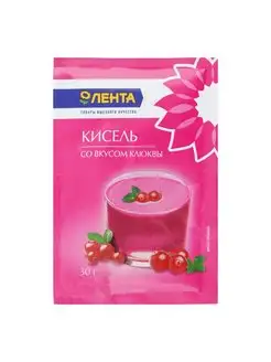 Кисель клюква 30 г 10 шт!