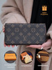 Кошелёк женский Louis Vuitton кожаный на молнии для карт бренд Marsho продавец Продавец № 296329