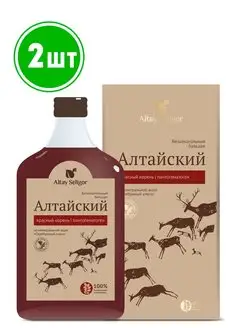 Бальзам Алтайский 250мл красный корень и пантогематоген 2шт