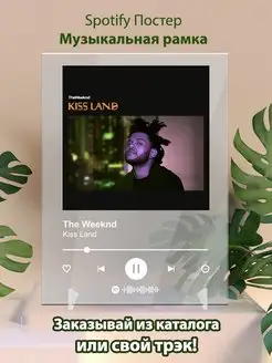 Постер The Weeknd карточки. Картина The Weeknd - Kiss Land