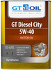 Масло моторное синтетическое GT Diesel City 5W40 4л бренд GT OIL продавец Продавец № 589180