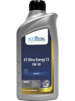 Моторное масло GT Ultra Energy C3, 5W30, API SM,SN CF, 1 л