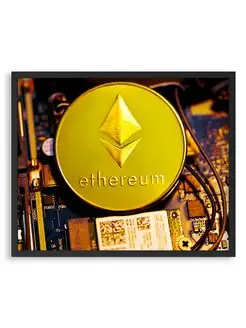 Плакат - Ethereum The Next Big Thing in Cryptocurrency