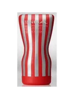 Мастурбатор Tenga Squeeze Tube Cup красный 15,5 см