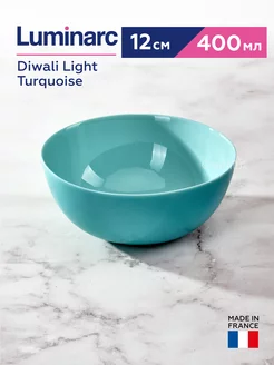 Салатник Diwali Light Turquoise 12см, тарелка глубокая 400мл