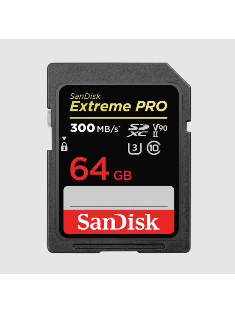 Карта памяти sandisk extreme pro sdxc 64gb sdsdxxy 064g gn4in