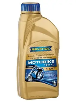 Моторное масло Motobike 4-T Ester 10W-40 1л. 4014835731110