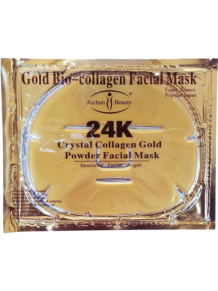 Dermal маска для лица фольгированная золото 30г фото
