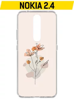 Чехол-накладка Clear Case для Nokia 2.4