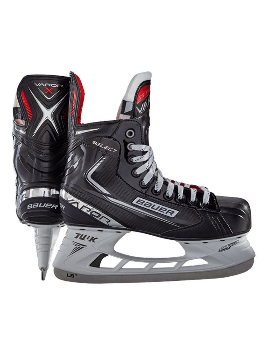 Bauer vapor 3x pro. Bauer 3x Pro коньки. Коньки Вапор Селект. Бауэр Вапор Селект коньки.