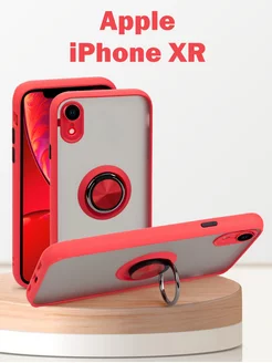 Чехол для Apple iPhone XR с кольцом защита камеры