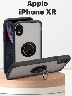 Чехол для Apple iPhone XR с кольцом защита камеры