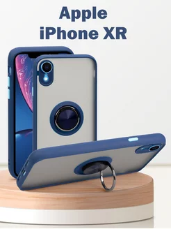 Чехол для Apple iPhone XR с кольцом защита камеры