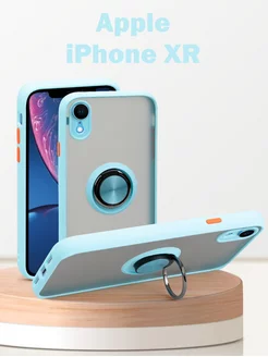 Чехол для Apple iPhone XR с кольцом защита камеры