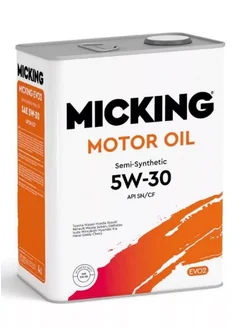 Моторное масло MOTOR OIL Semi-Synthetic 5W30 4L