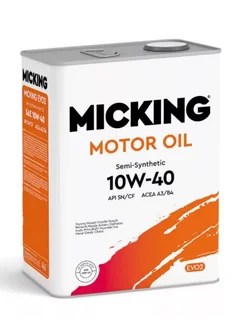 Моторное масло MOTOR OIL 10W40 4L