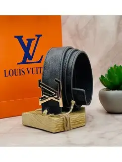 Ремень брендовый кожаный Louis Vuitton