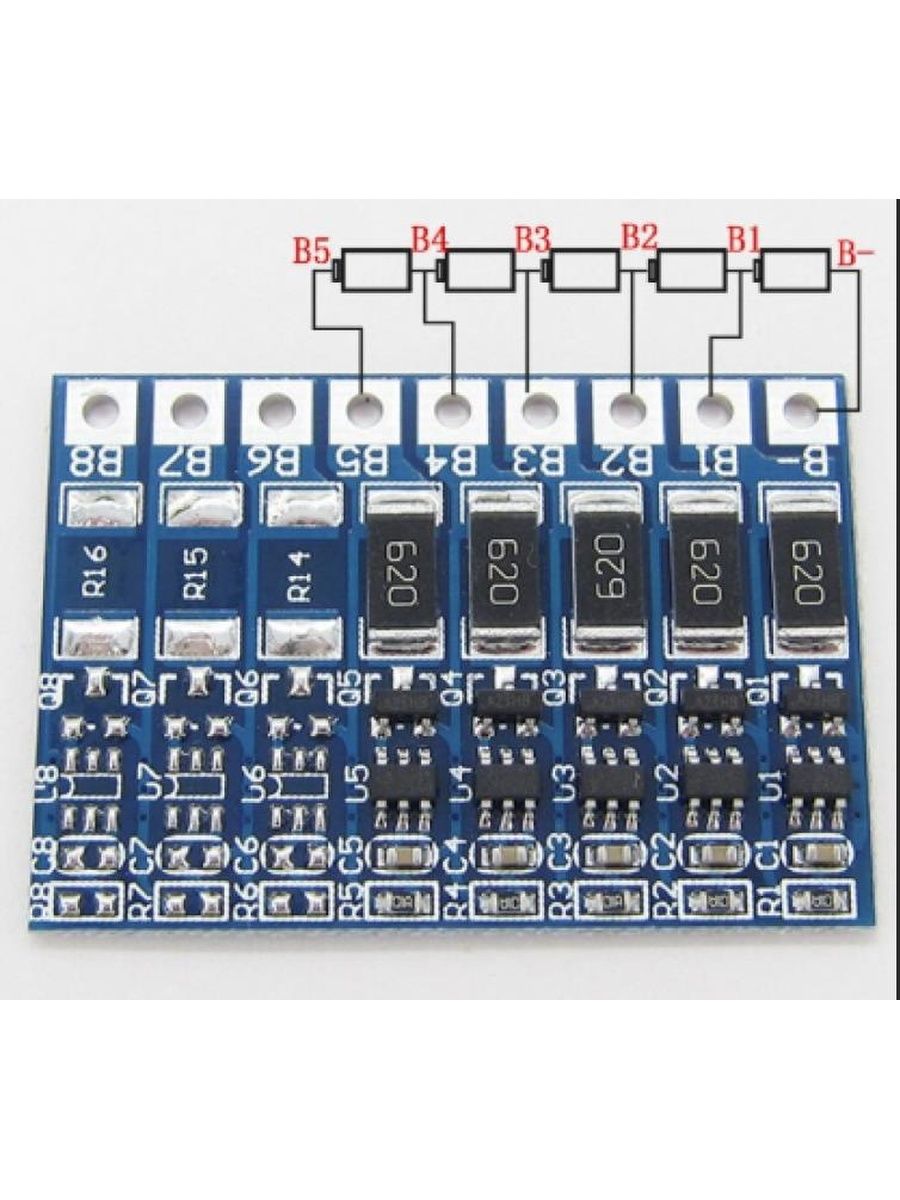 Плата bms 5s для шуруповерта 18 вольт схема подключения