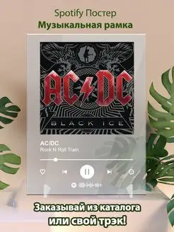 Постер AC DC карточки. Картина AC DC - rock n roll train