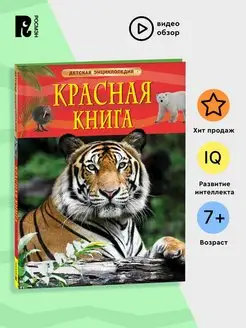 Книга Красная книга. Детская энциклопедия школьника 7 лет