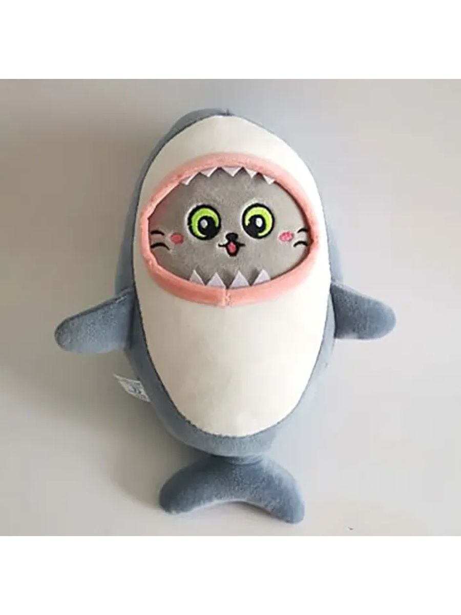 Котоакула игрушка. Мягкая игрушка кот акула. Кот в костюме акулы игрушка. Мягкая игрушка котик в костюме акулы. Плюшевая игрушка кот в акуле.