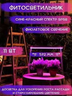 Фитолампа SPSB 11Вт сине-красный спектр