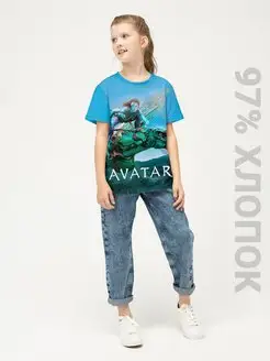 Футболка хлопковая Avatar Аватар фильм