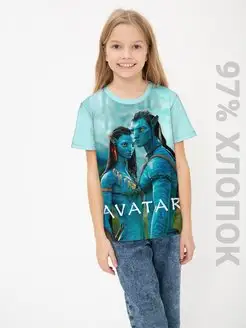 Футболка хлопковая Avatar Аватар фильм