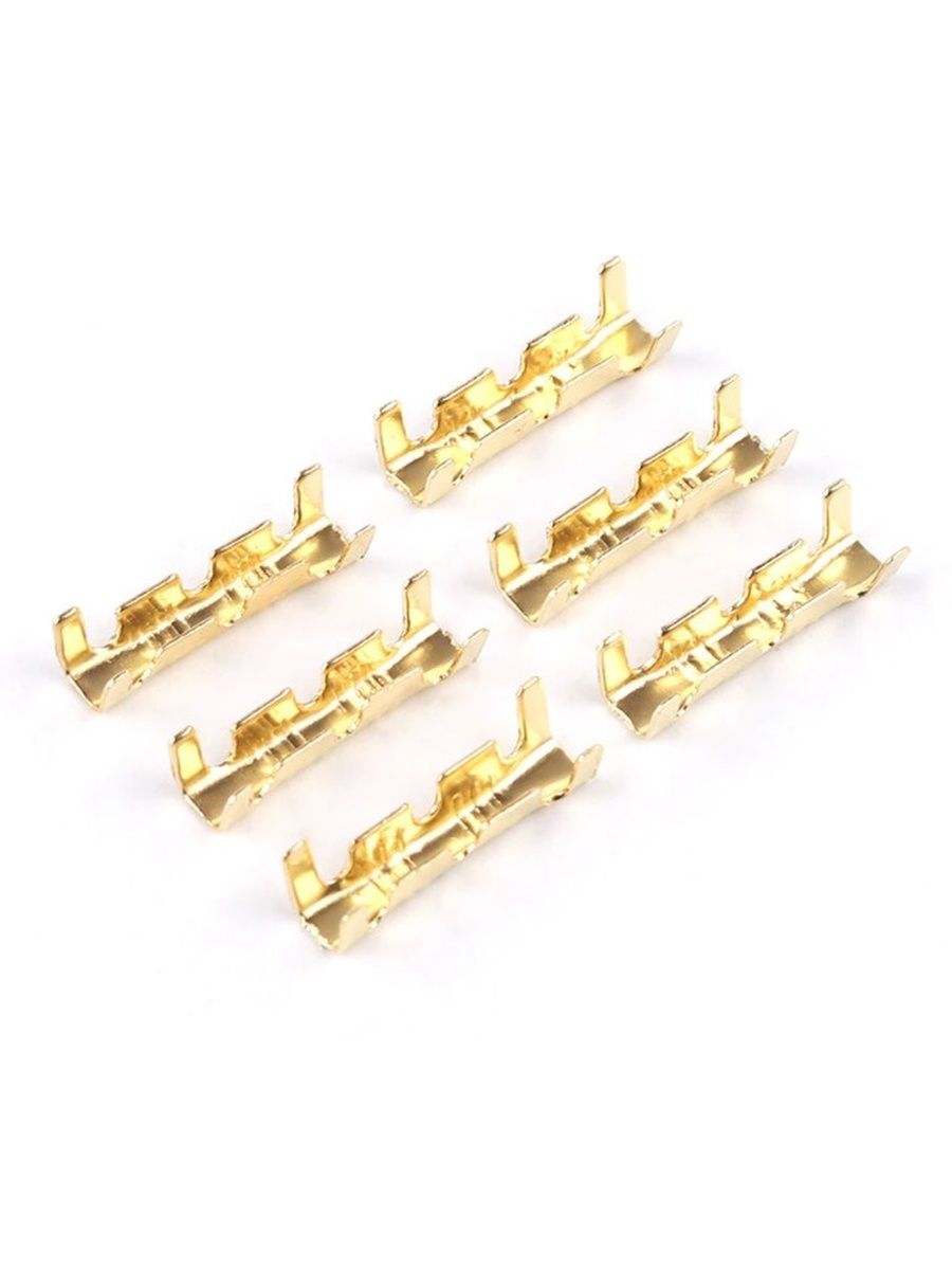 300pcs U-shaped Brass Naked Terminal Insulating