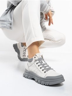 Кеды кроссовки белые ботинки из натуральной кожи O`SHADE 144653491 купить за 3 643 ₽ в интернет-магазине Wildberries