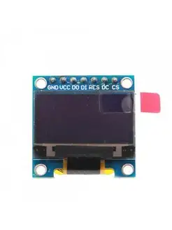 OLED дисплей 0.96 128x64, SPI желтый и синий