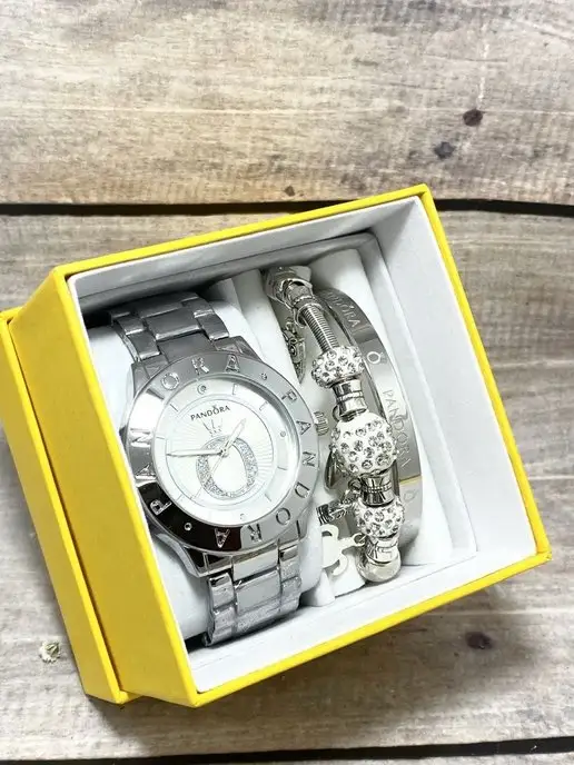 Часы женские пандора с браслетом