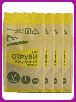 Отруби Кукурузные Мелкие Для Пищеварения (4шт х 300г) 1,2кг