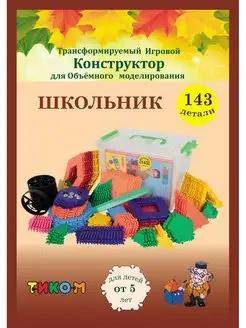 Конструктор Тико Школьник 3 Д . В подарок детям