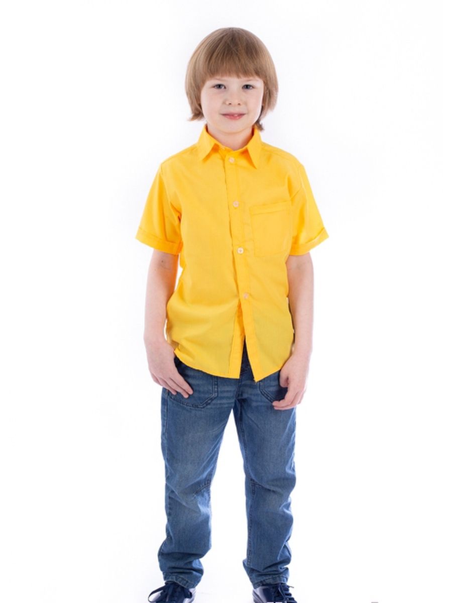 Рубашка для мальчика с коротким рукавом