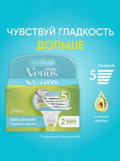 Сменные кассеты для бритья Extra Smooth 2 шт