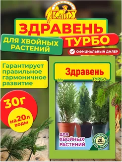 Удобрение для хвойных растений ЗдравеньТурбо 30г