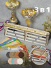 Медальница с полкой танцы гимнастика бренд СтоЛеСоФФ продавец Продавец № 1135689