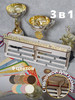 Медальница с полкой и грамотницей бренд СтоЛеСоФФ продавец Продавец № 1135689